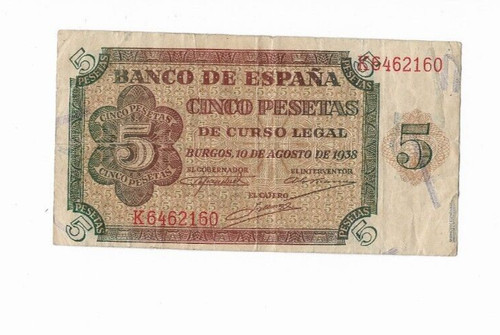 España pesetas gobierno de - 5,