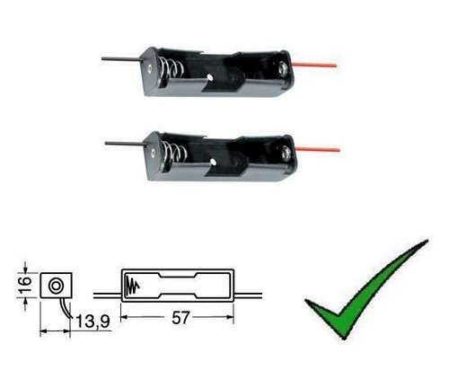 2pz contenitore stilo aa - x, 1