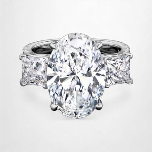 Anello design ovale ct - ovale, 8