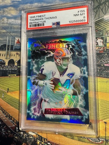 1995 topps finest 155 thurman - finest,