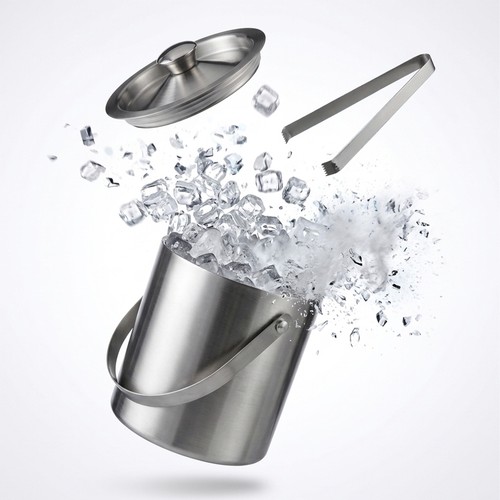 Cestello ghiaccio con - , pinze