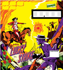 Lucky Strike  Gottlieb flipper reproduction