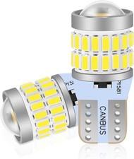 Lampadina W5W T10 LED 6000K Bianco Super Bright 168 282,Versione Aggiornata,Per 