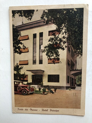 Cartolina pubblicitaria hotel - cartolina,