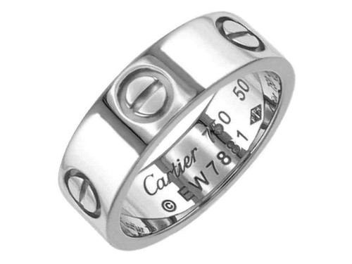Anello cartier love oro bianco - oro,