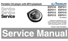 PHILIPS EXP210, 211, 212, 213