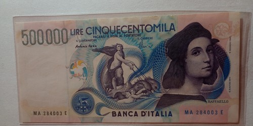 Banconota italia 500000 - italia,