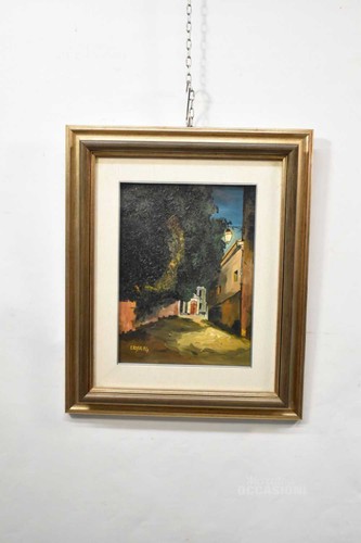 Quadro dipinto rosa 84 - quadro,