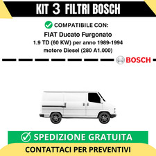 KIT BOSCH 3 Filtri tagliando