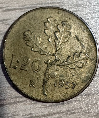 Moneta lire 1957 - moneta, della