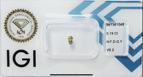 Diamante naturale 0 19 - 0.19, ct