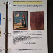 ANTICA ICONA RUSSA SAN MACARIO