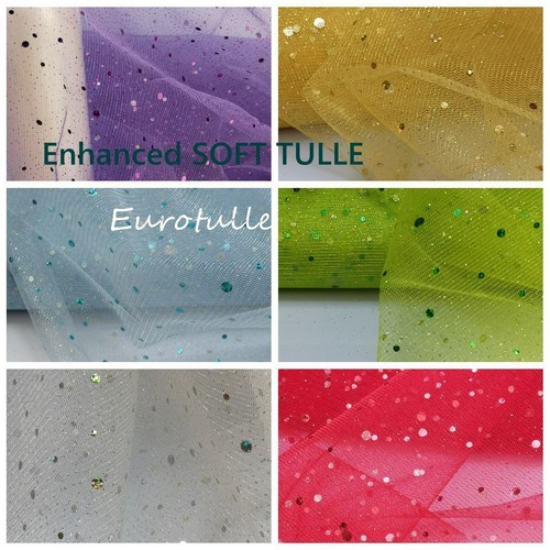 Tulle morbido scintillante - ,