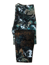 Manila Grace pantaloni a sigaretta fantasia tg.44