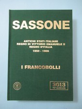 CATALOGO ANTICHI STATI REGNO ITALIA 1850-1900 SASSONE EDIZIONE 2013 PREZZO € 90