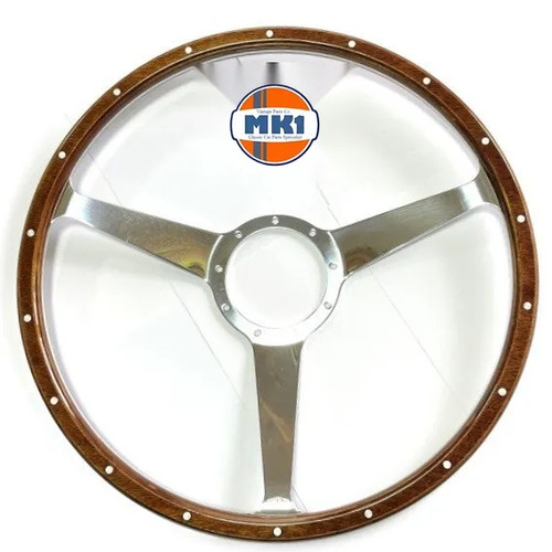 Volante cerchio legno scuro