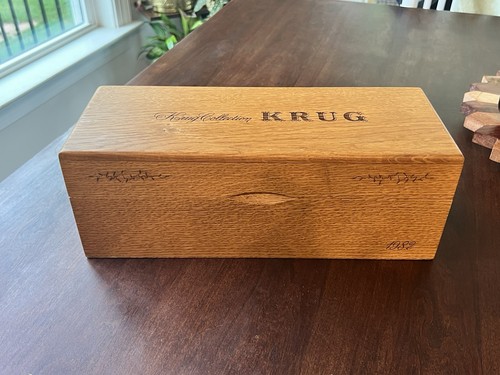 Krug scatola vintage legno - scatola,