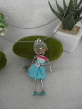 COLLANA LUNGA CIONDOLO BAMBOLINA FASHION DOLLS BIJOUX LONG NECKLACE