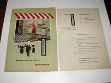 Brochure cucina tazza vintage