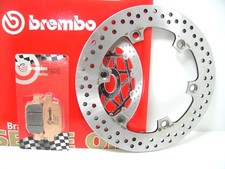68B407A6+07064XS DISCO FRENO BREMBO POSTERIORE + PASTIGLIE HONDA SH 300 2011