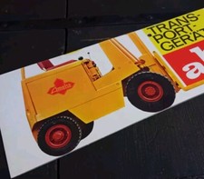 MULETTI CARRELLI ELEVATORI JUNGHEINRICH AMEISE brochure Booklet PROSPEKT 