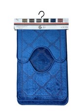 Tris Tappeti Bagno Gabriella Gucci Antico Ciniglia Morbido Sagomato Set 3pz