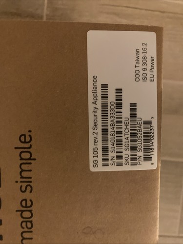 Firewall sophos sg105 - firewall,