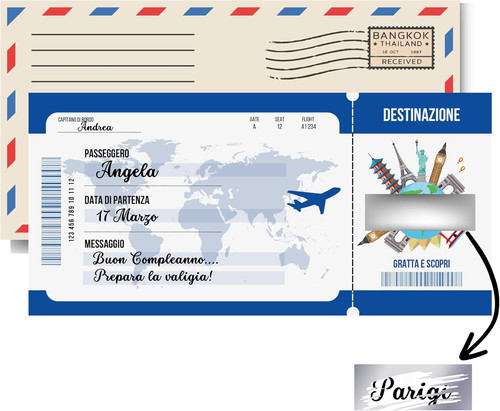 Homty biglietto regalo viaggio - homty,