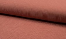 Materiale In Mussola Di Garza Per Bambino ROSA SCURO