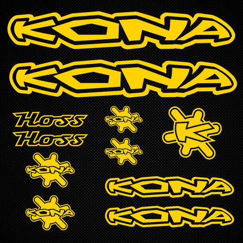 Kona hoss decalcomanie - hoss,