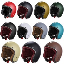 CASCO JET MOTO CAFE RACER CUSTOM SCRAMBLER STORMER QUARTZ VINTAGE COLORI VARI