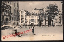 ak3844 - CARTOLINA D'EPOCA - Venezia Città - Campo San Vio