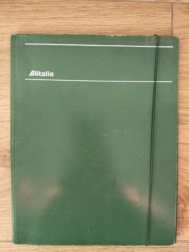 Alitalia cartellina con - cartellina,