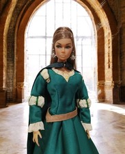 Abito verde Merida, vestito