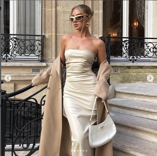 Abito donna zara ecrù - zara, senza