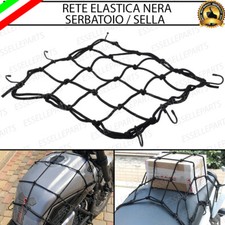 RETE RAGNO NERA ELASTICA PORTAPACCHI PORTA CASCO BORSE SERBATOIO MOTO SCOOTER