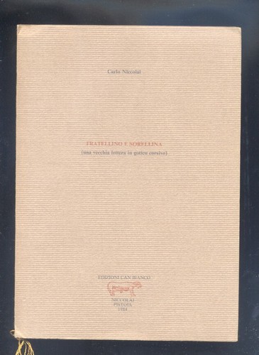 Carlo niccolai fratellino - fratellino, e