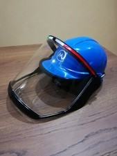 Elmetto blu con Visiera