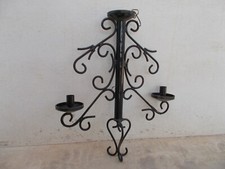 Plafoniera lampadario in ferro battuto applique sospeso tetto soffitto 75x65 cm