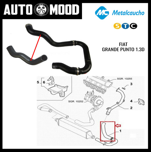 Manicotto intercooler tubo - manicotto,