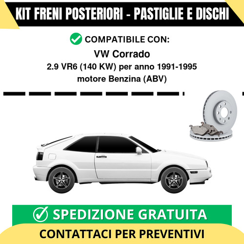 Kit freni posteriori - kit,