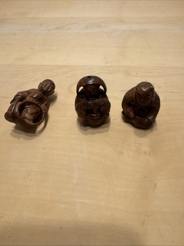 Vecchio netsuke legno 20 - in,
