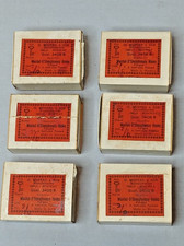 Sei scatole di mustad vintage