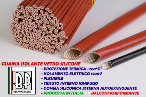 Tubo guaina isolante vetro - tubo,