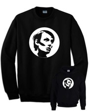 Felpa con stampa De Andrè