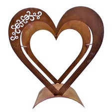 Scaffale in legno cuore