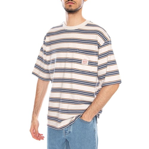 Workwear tee caspian - caspian, stripe