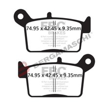 PASTIGLIE FRENI PER SWM RS/SM