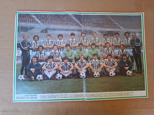 Poster calcio juventus - juventus, squadra