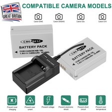 2x NB-10L CB-2LC batteria +